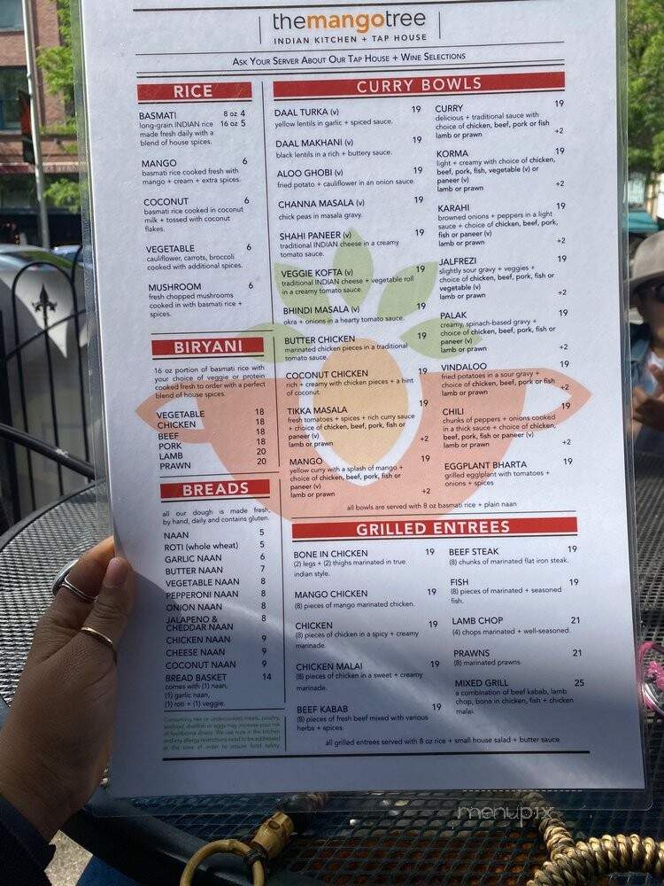 Mango Tree - Spokane, WA menu_pic