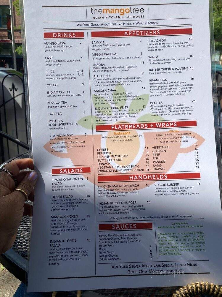 Mango Tree - Spokane, WA menu_pic