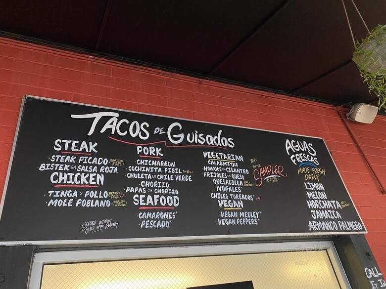 Guisados - Beverly Hills, CA menu_pic