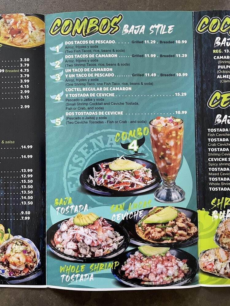 Ensenada's Surf N Turf Grill - Hermosa Beach, CA menu_pic