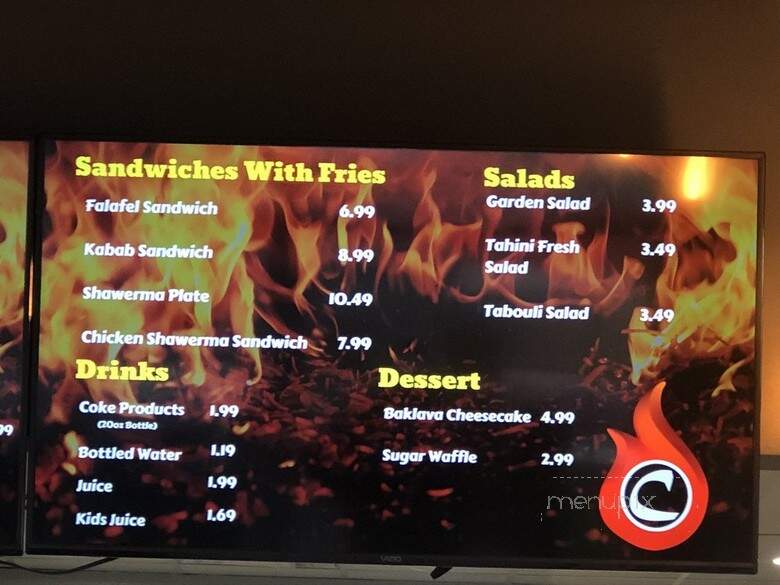 The Charcoal Restaurant - Louisville, KY menu_pic