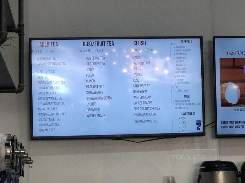 Ni Hao Tea - Tucson, AZ menu_pic