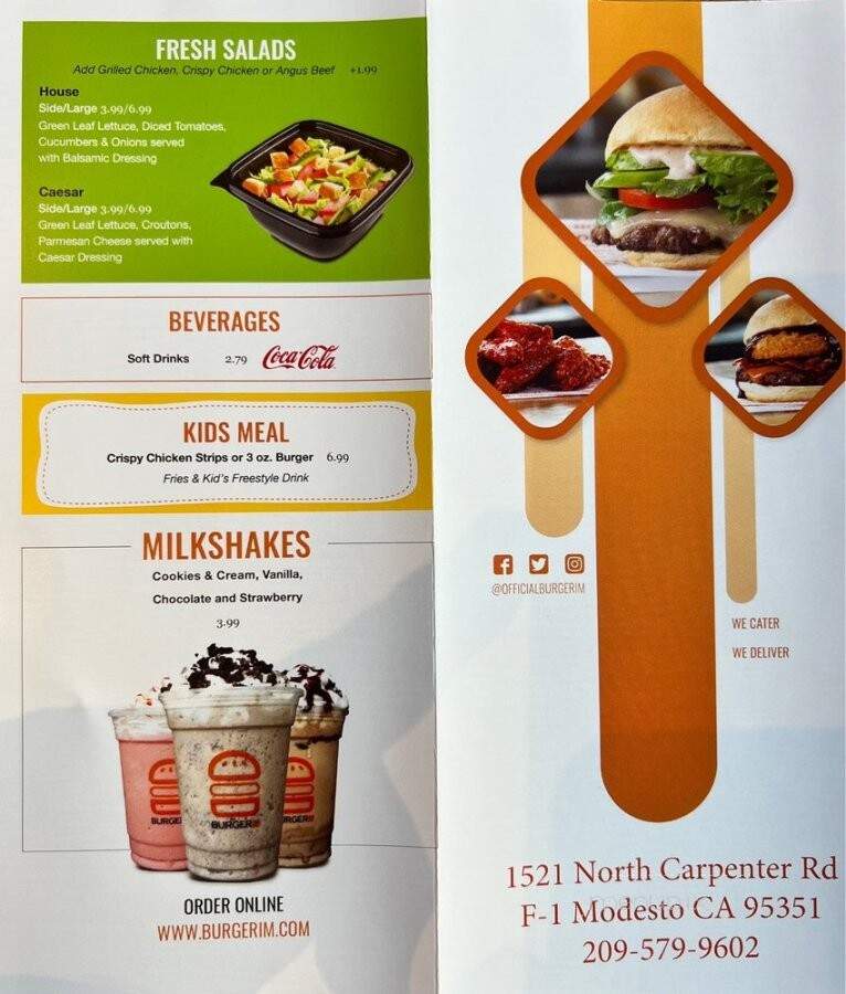 BurgerIM - Modesto, CA menu_pic