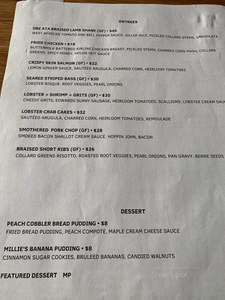 Lillie Pearl - Richmond, VA menu_pic