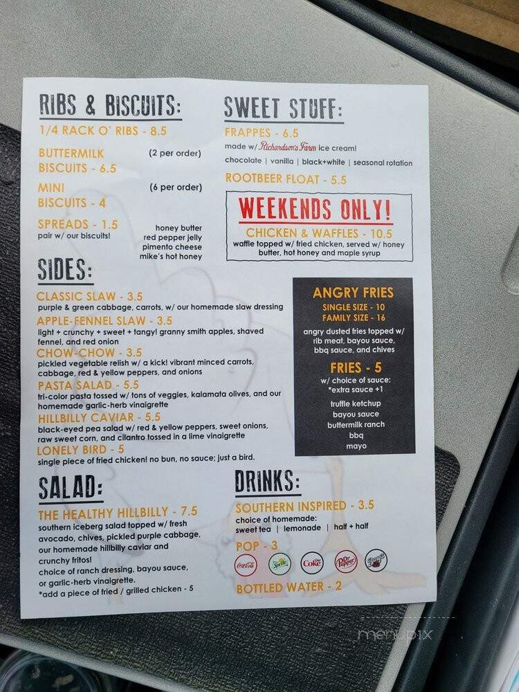 Flip The Bird - Beverly, MA menu_pic