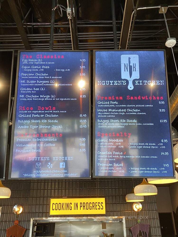 Nguyen's Kitchen - South Gate, CA menu_pic