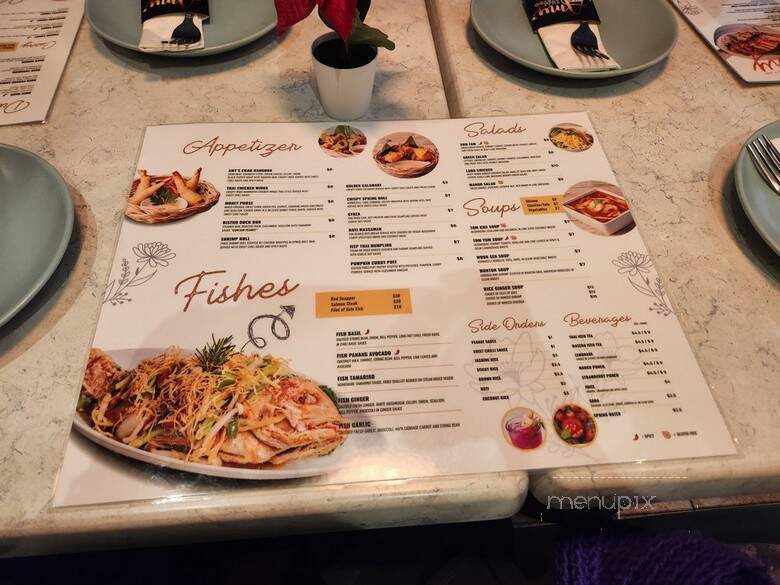 Amy Thai Bistro - Brooklyn, NY menu_pic