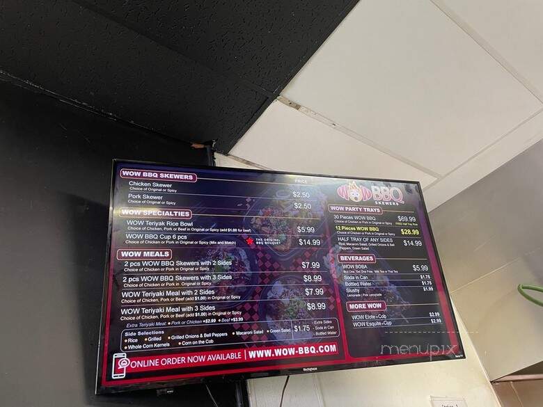 WOW BBQ - Anaheim, CA menu_pic