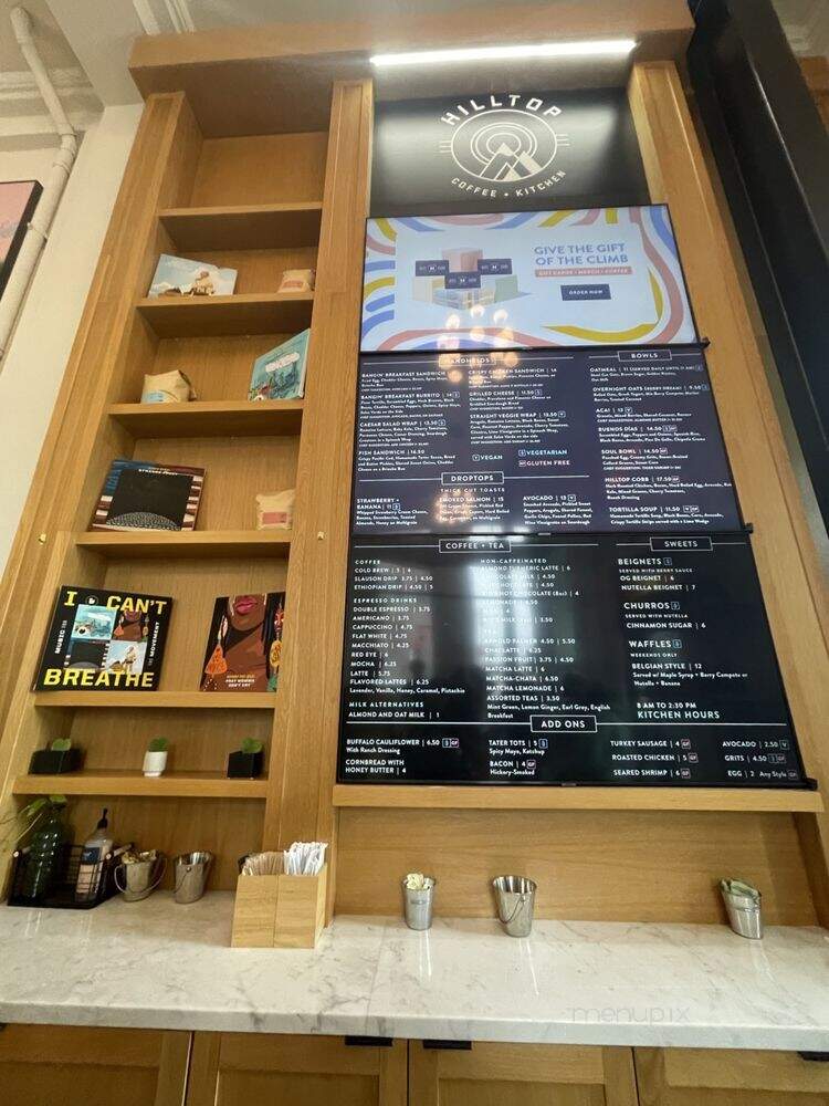Hilltop Coffee + Kitchen - Inglewood, CA menu_pic