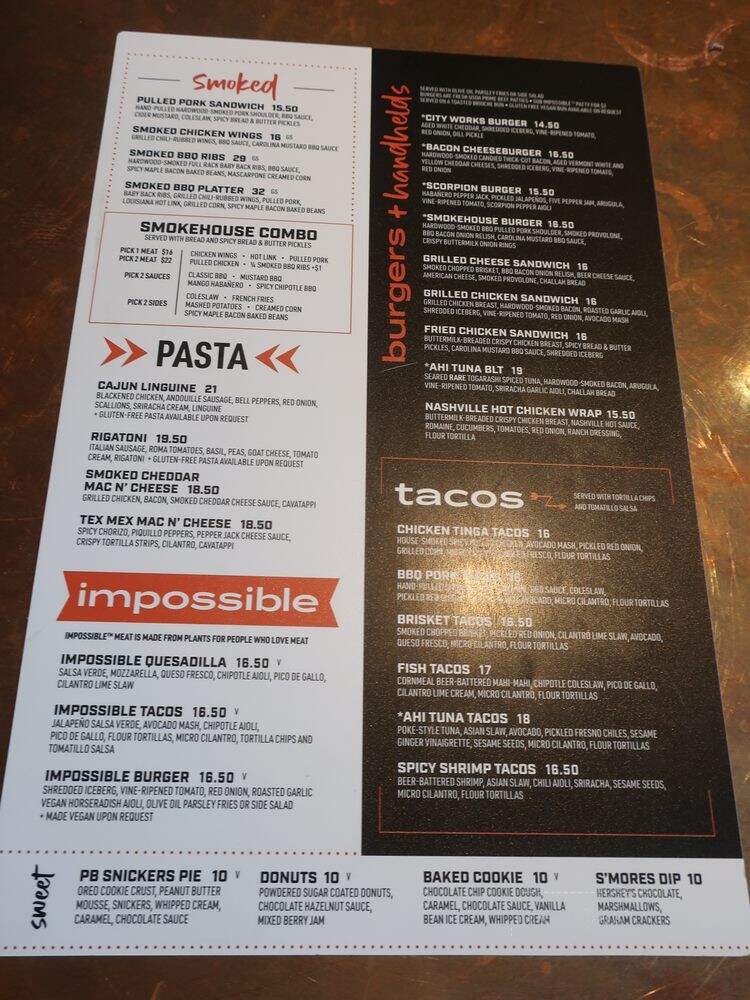City Works - Schaumburg, IL menu_pic