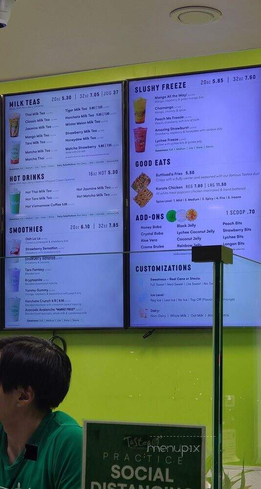 Tastea - San Diego, CA menu_pic