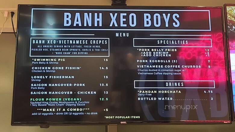 Banh Xeo Boys - Stanton, CA menu_pic