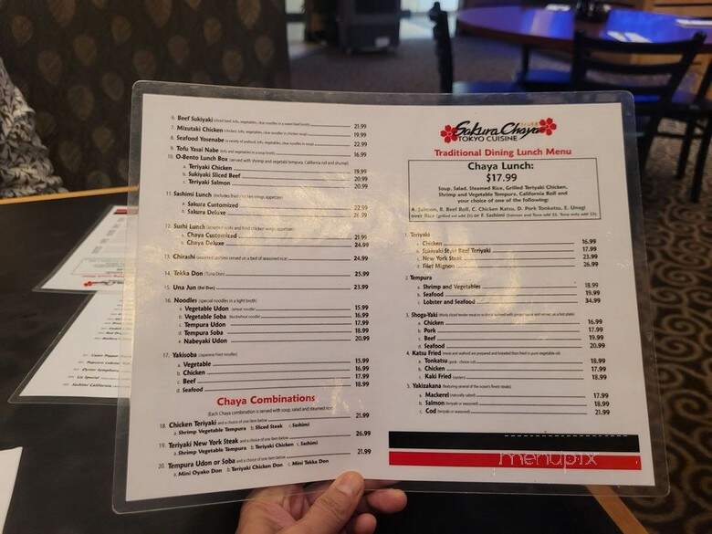 Sakura Chaya Clovis - Clovis, CA menu_pic