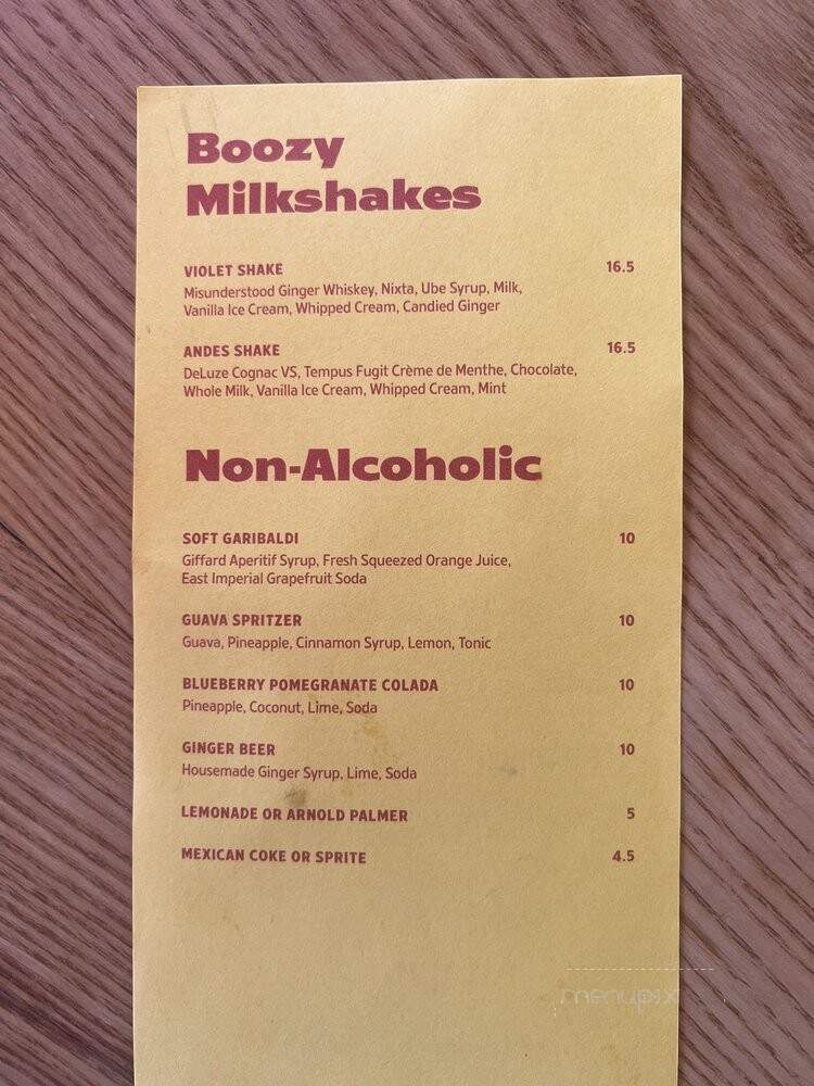 All Day Baby - Los Angeles, CA menu_pic