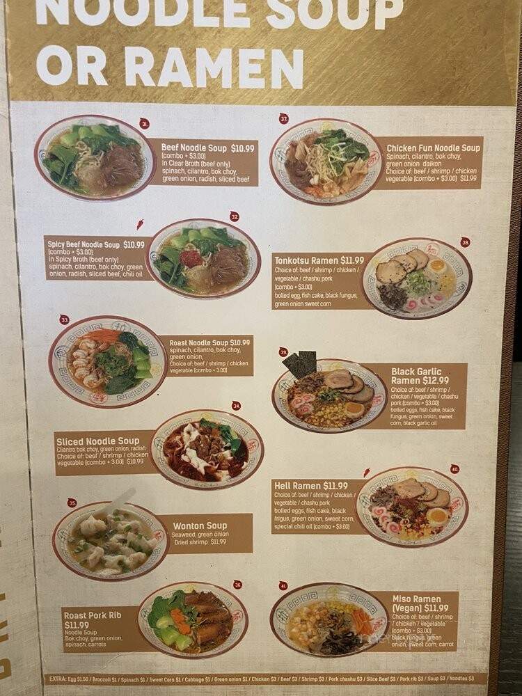 Fun Noodle Bar - Albuquerque, NM menu_pic
