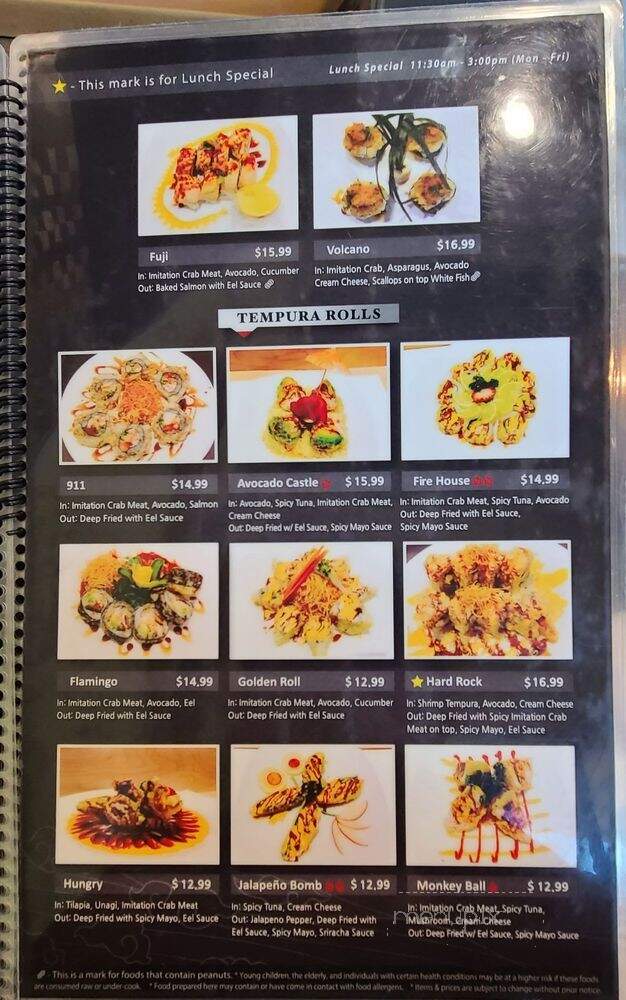 Sapporo Sushi - Menifee, CA menu_pic