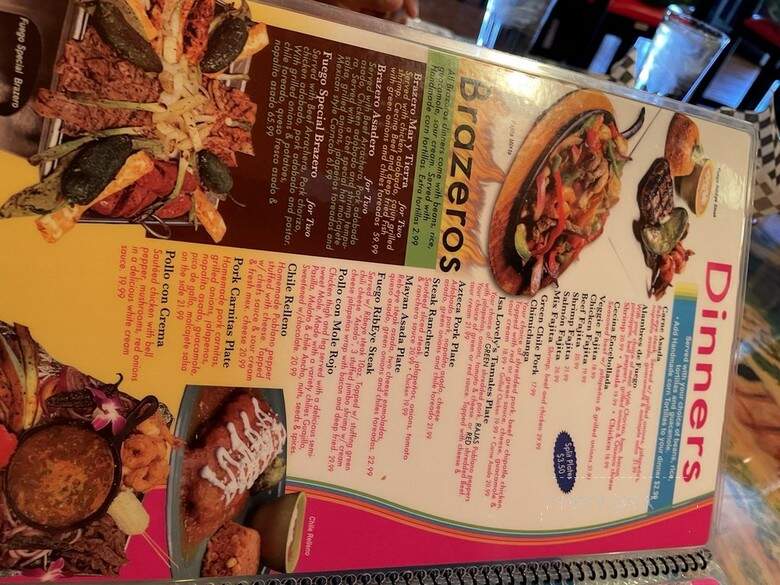 Tortas De Fuego - Sedona, AZ menu_pic