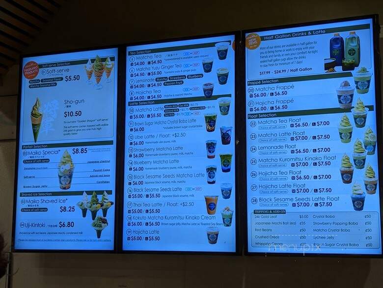 Matcha Cafe Maiko - Atlanta, GA menu_pic