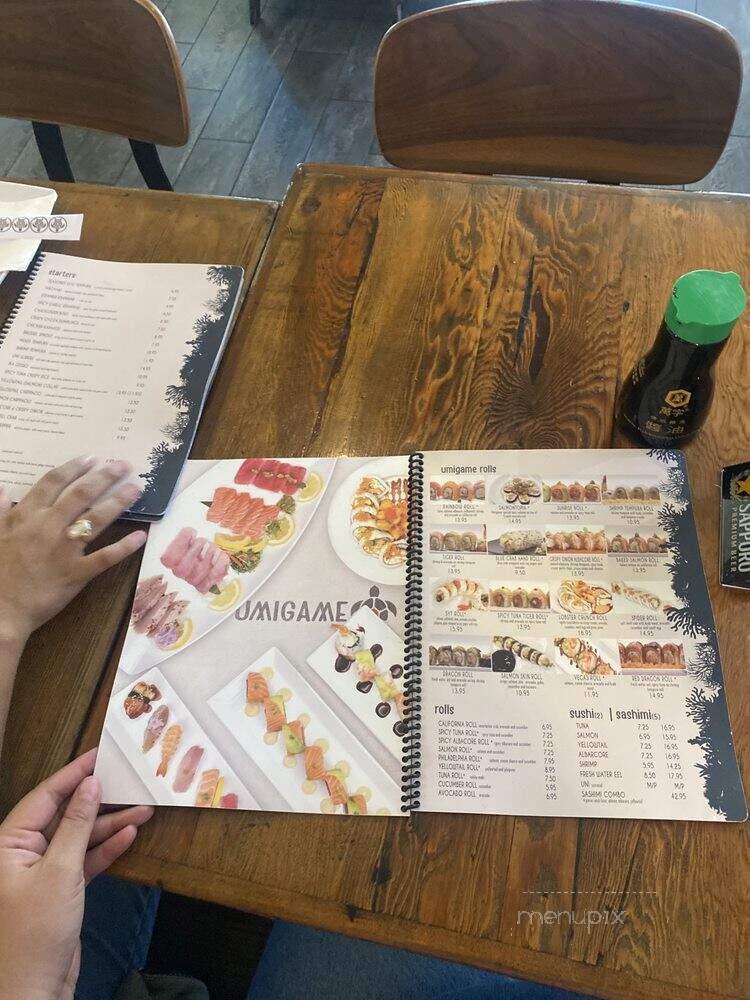 Umigame Japanese Kitchen - Los Angeles, CA menu_pic