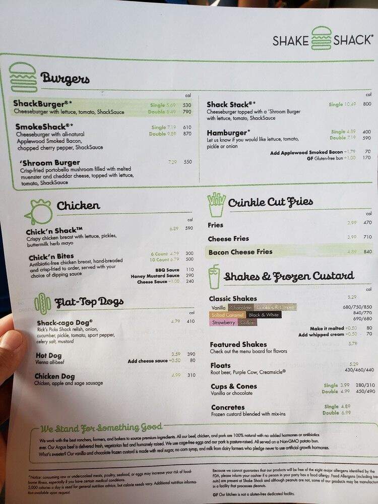 Shake Shack - Virginia Beach, VA menu_pic