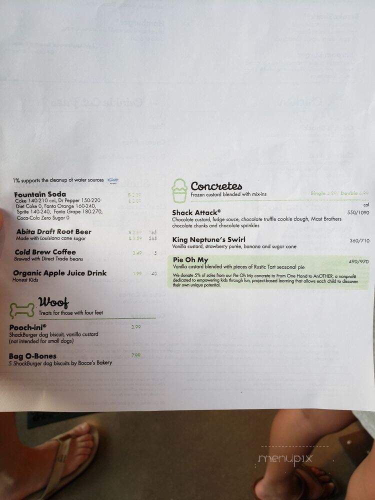 Shake Shack - Virginia Beach, VA menu_pic