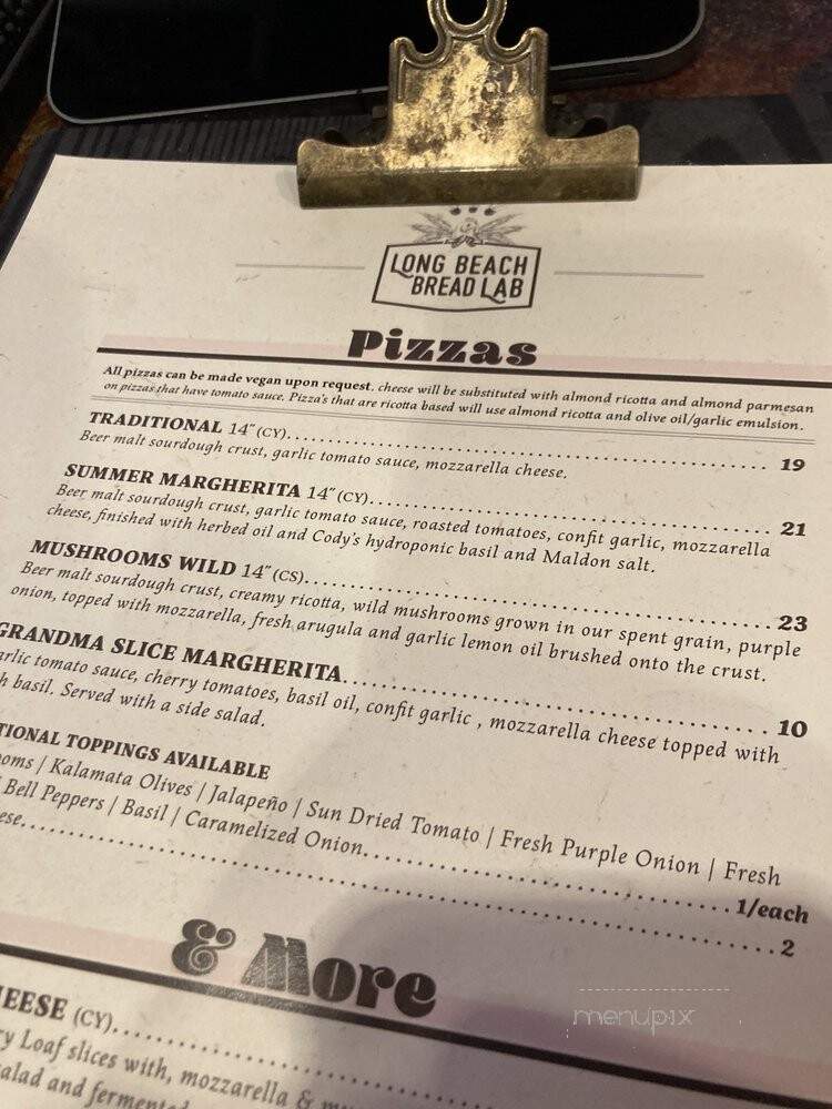 Long Beach Beer Lab - Long Beach, CA menu_pic