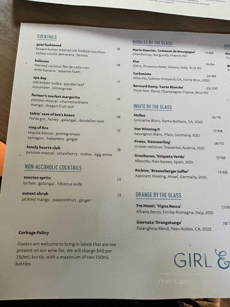 Girl & the Goat - Los Angeles, CA menu_pic