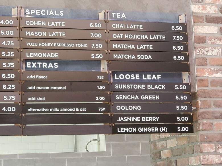 Coffee MCO - Los Angeles, CA menu_pic