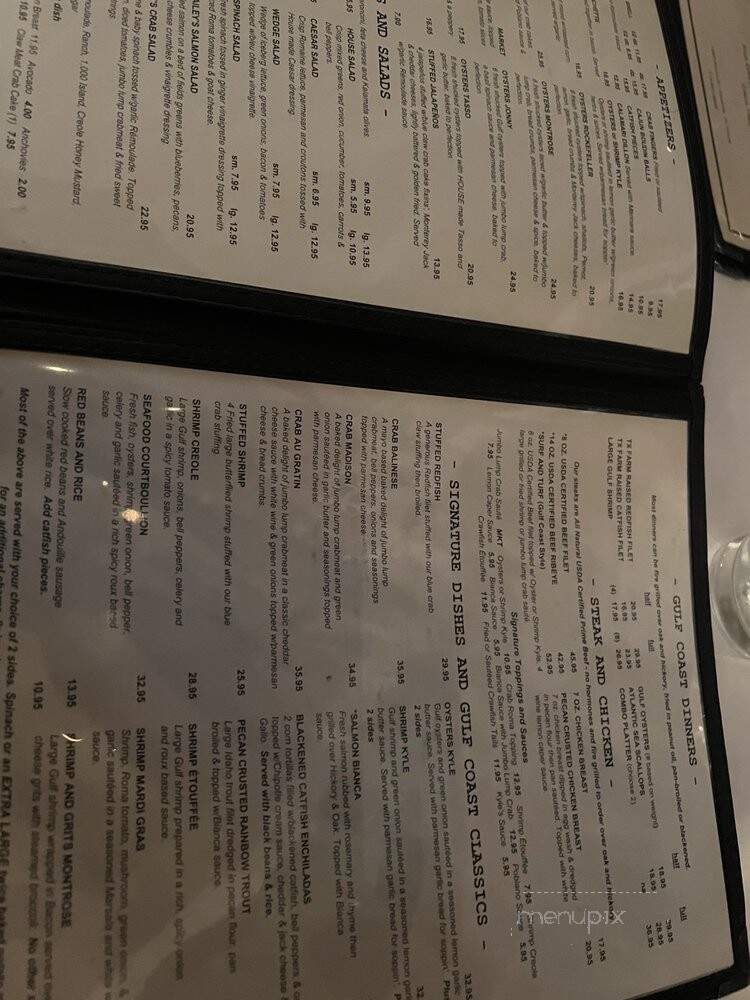 Eugene's Gulf Coast Cuisine - Houston, TX menu_pic