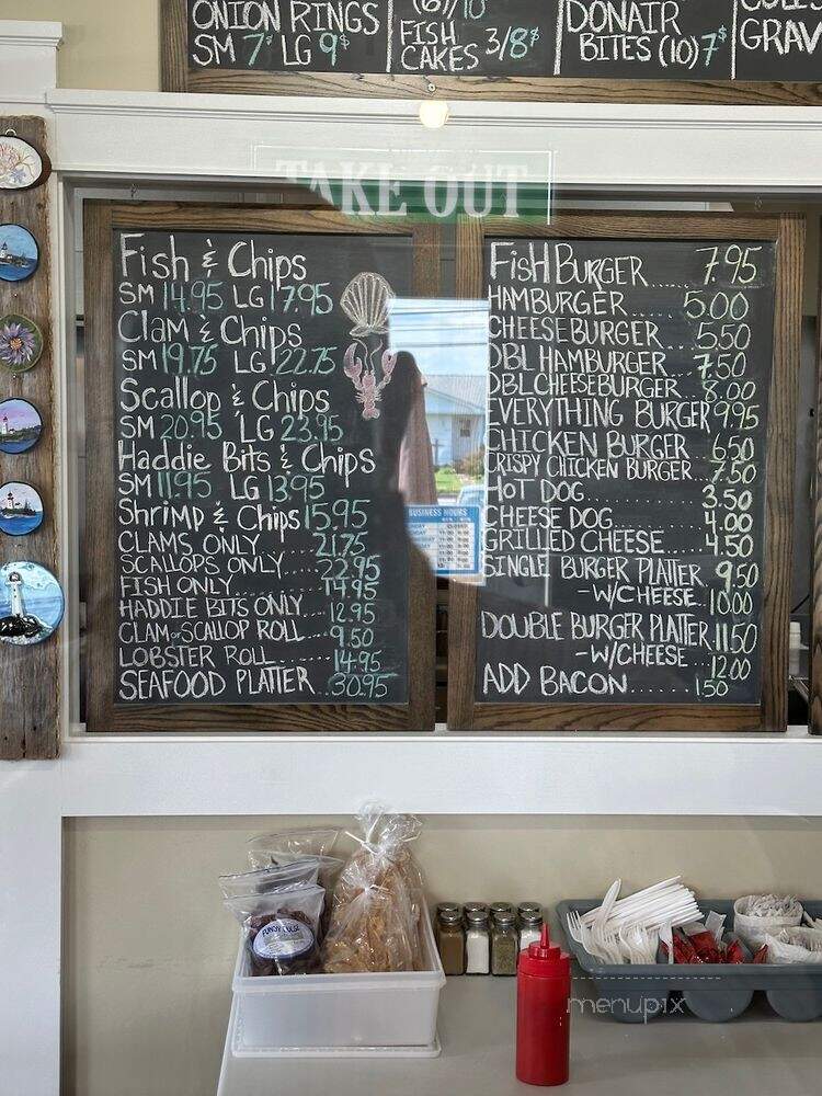 Carla's Take Out & Seafood Market - Conway, NS menu_pic