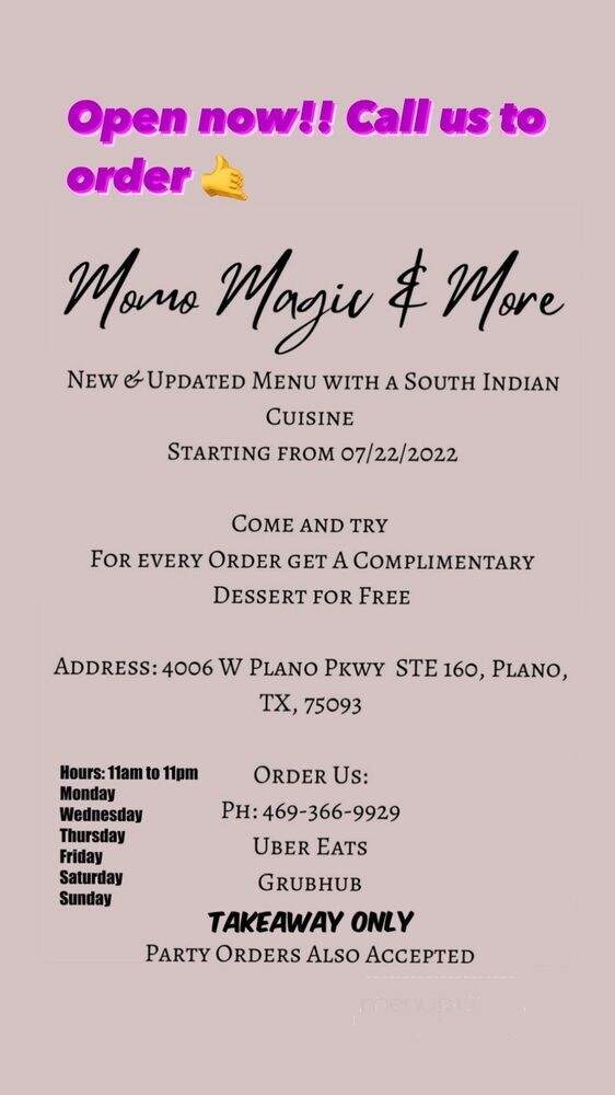 Momo Magic and More - Plano, TX