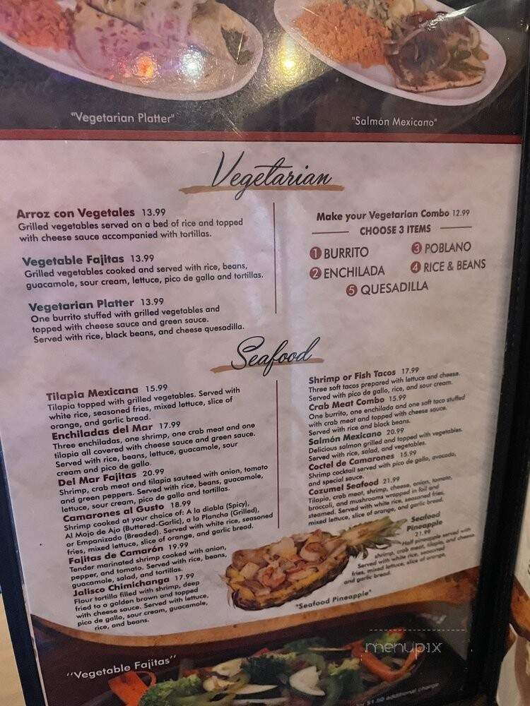 El Toro - Indianapolis, IN menu_pic