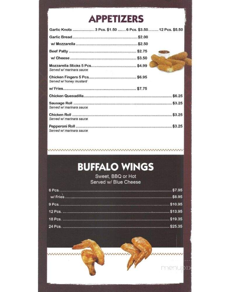 Main Pizzeria - Paterson, NJ menu_pic