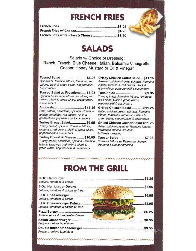 Main Pizzeria - Paterson, NJ menu_pic