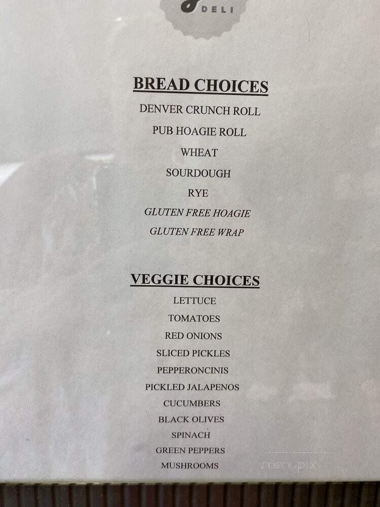 AJ's Deli - Arvada, CO menu_pic