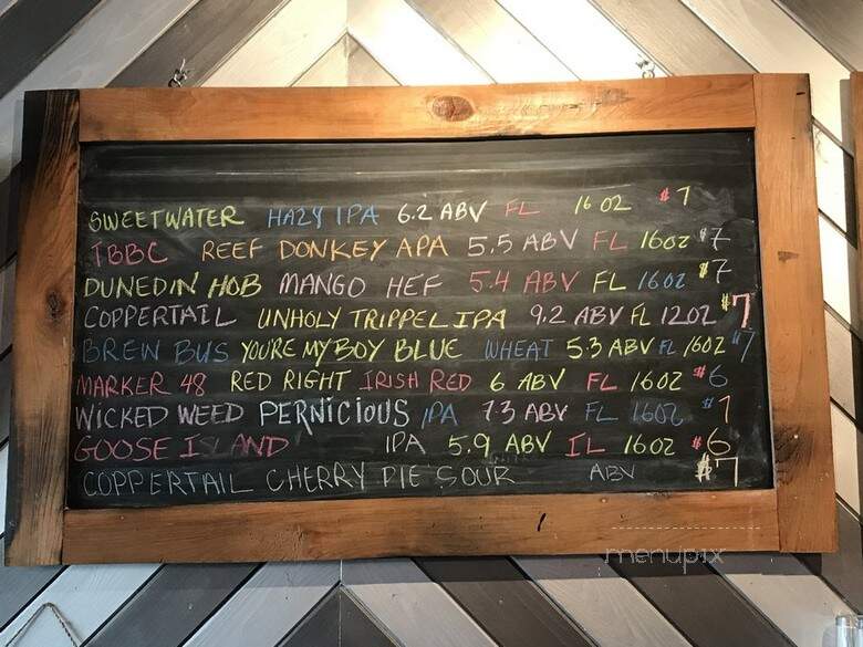 The Crafty Brew - Tampa Bay, FL menu_pic