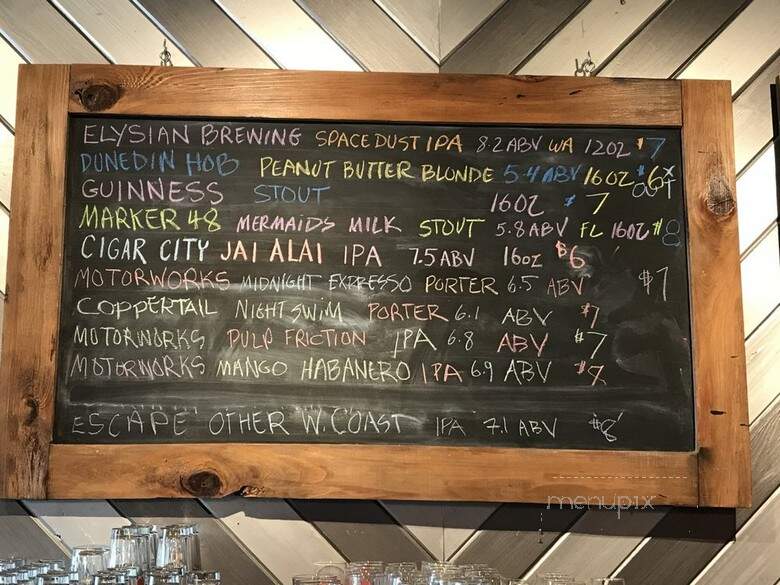 The Crafty Brew - Tampa Bay, FL menu_pic