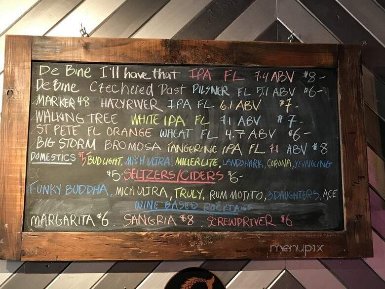 The Crafty Brew - Tampa Bay, FL menu_pic