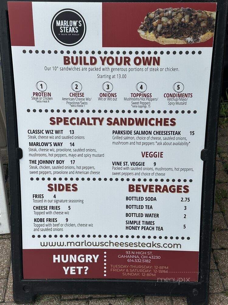 Taste of Philly 215 - Columbus, OH menu_pic