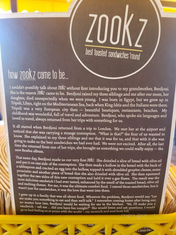 Zookz Sandwiches Biltmore - Phoenix, AZ