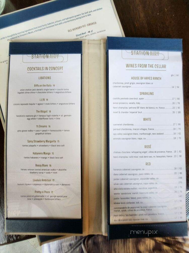 Stationairy - Nashville, TN menu_pic
