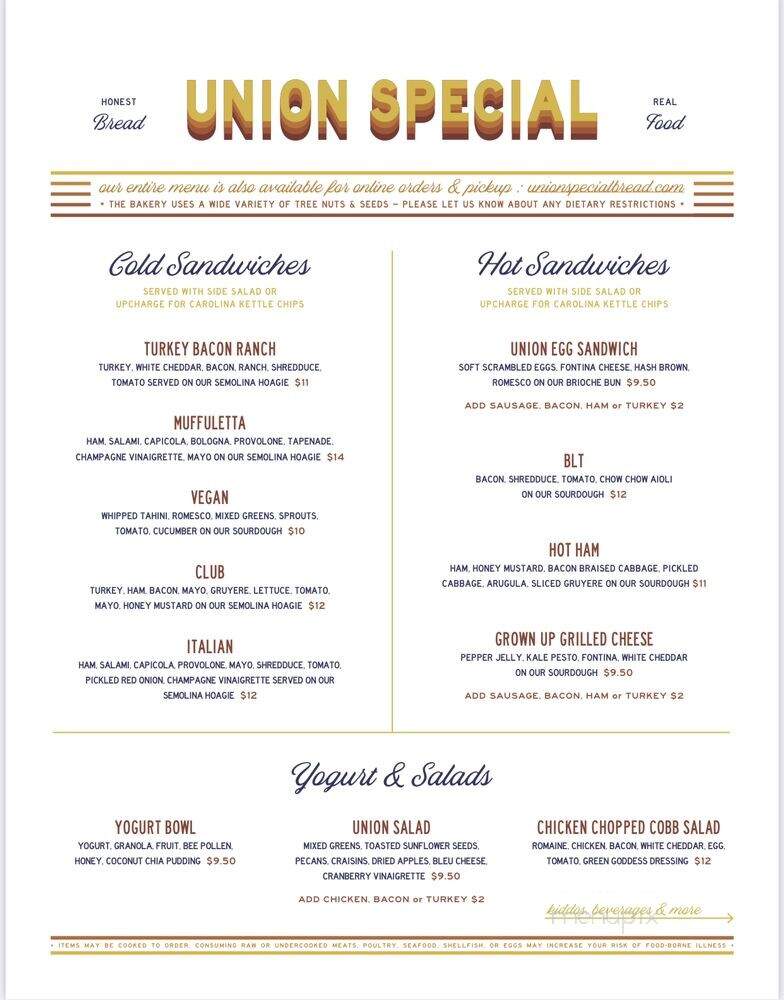 Union Special - Raleigh, NC