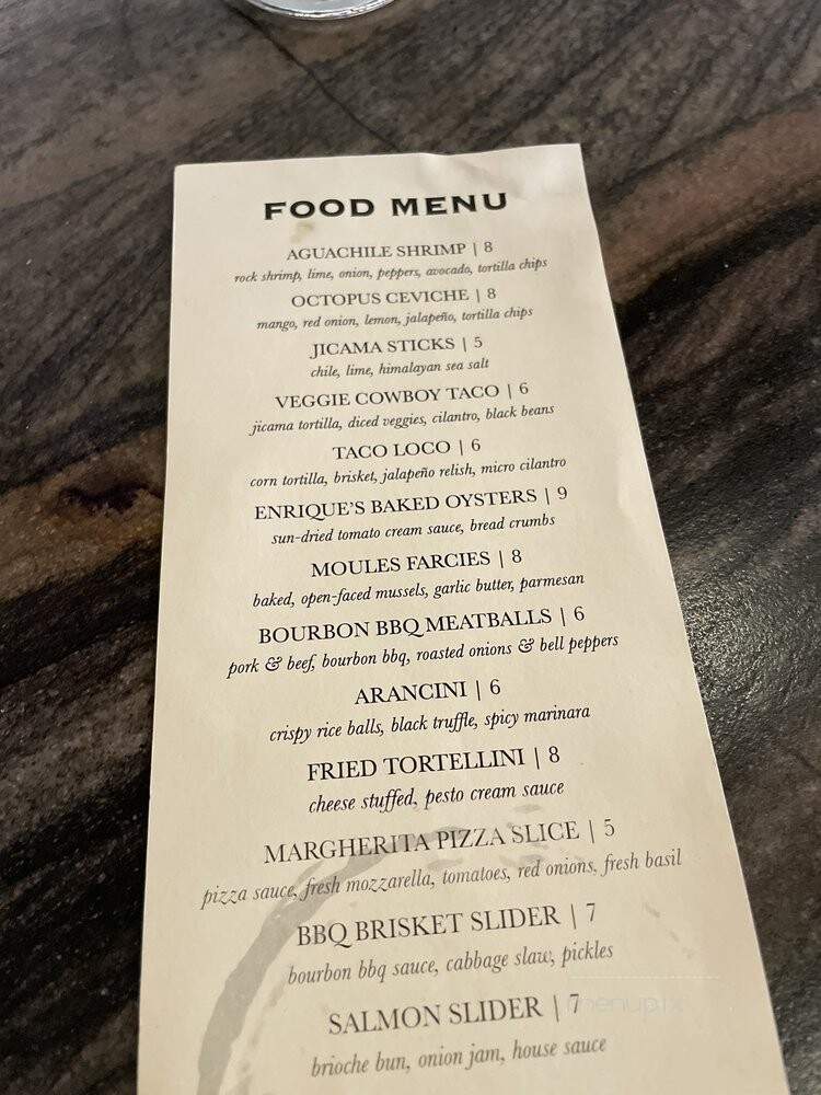 Cevasco's - Del Mar, CA menu_pic
