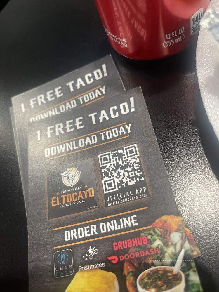 Tocayobirrieria - Pico Rivera, CA menu_pic