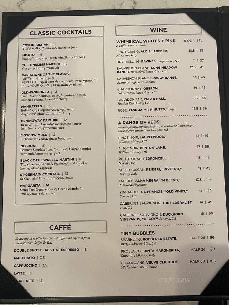Archer's Kitchen + Bar - Florham Park, NJ menu_pic