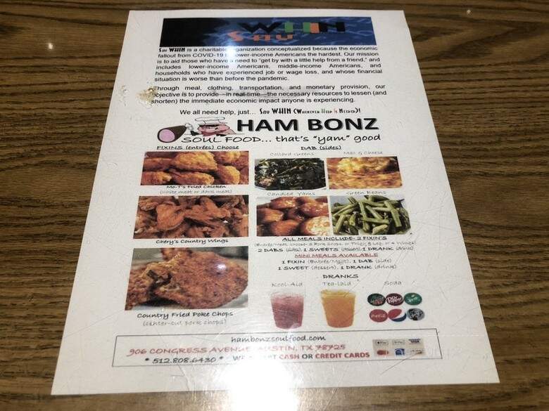 Ham Bonz Soul Food - Austin, TX