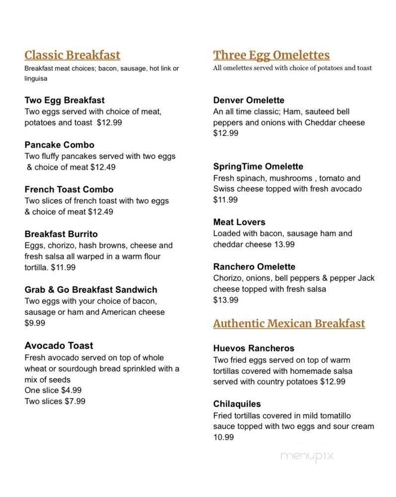 Mission Hills Bar & Grill - Hayward, CA menu_pic