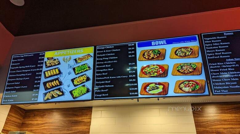 Nora Asian Fresh - Mesa, AZ menu_pic