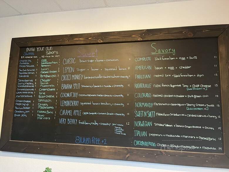 Holy Crepe - Boulder, CO menu_pic