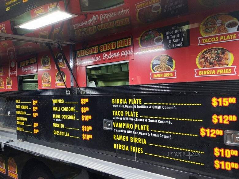 Jim's Birrieria - Whittier, CA menu_pic